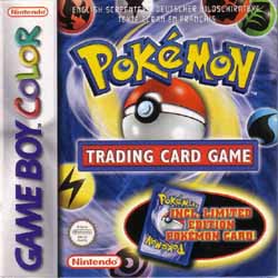 boite du jeu pokemon trading card game sur nintendo game boy color